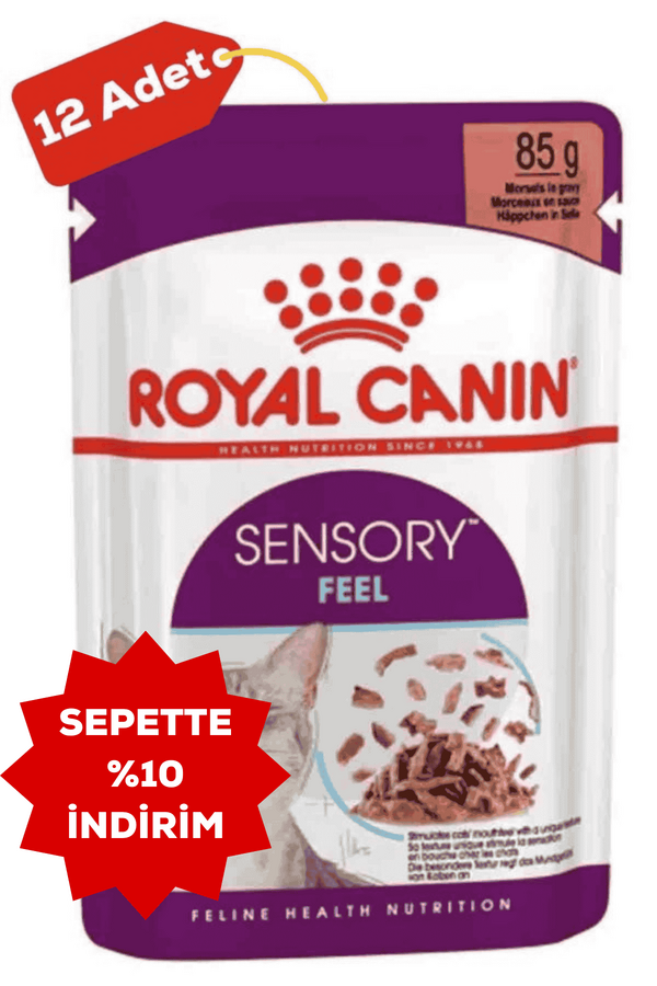 Royal Canin Sensory Feel Yetişkin Kedi Konservesi 12x 85gr 12li