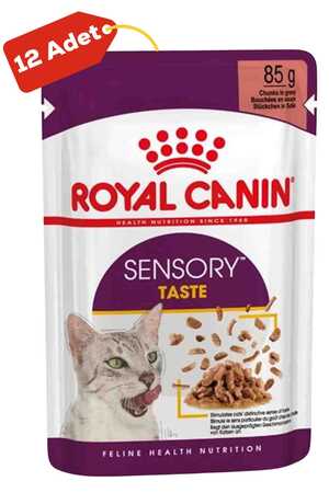 Royal Canin Sensory Taste Gravy Yetişkin Kedi Konservesi 12x85gr 12li - Thumbnail
