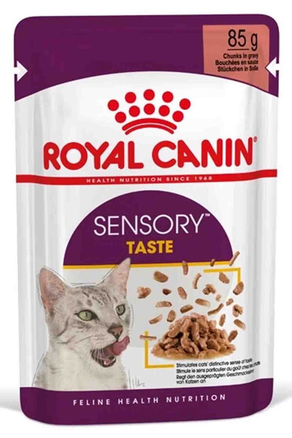 Royal Canin Sensory Taste Gravy Yetişkin Kedi Konservesi 85gr