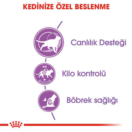 Royal Canin Sterilised +7 Kısırlaştırılmış 7 Yaş Üzeri Kedi Maması 1,5kg - Thumbnail