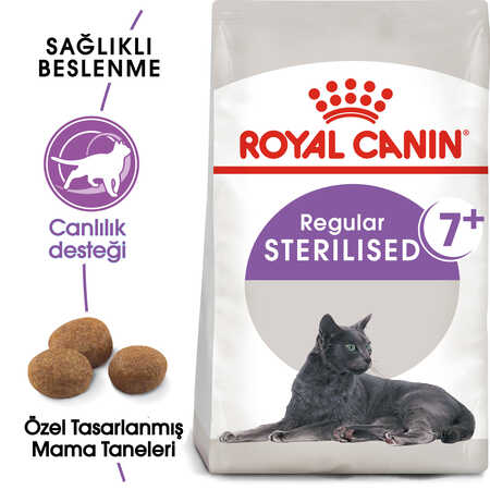 Royal Canin Sterilised +7 Kısırlaştırılmış 7 Yaş Üzeri Kedi Maması 3,5kg - Thumbnail