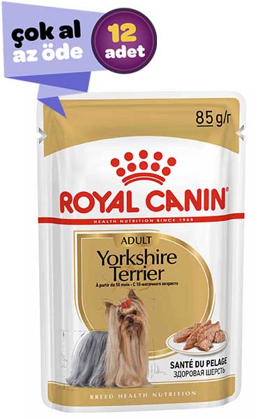Royal Canin Yorkshire Terrier Adult Köpek Konservesi 12x85gr (12li)