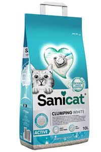 SANICAT - SaniCat Active Aktif Oksijenli Dezenfektan Marsilya Sabun Kokulu Kedi Kumu 10lt