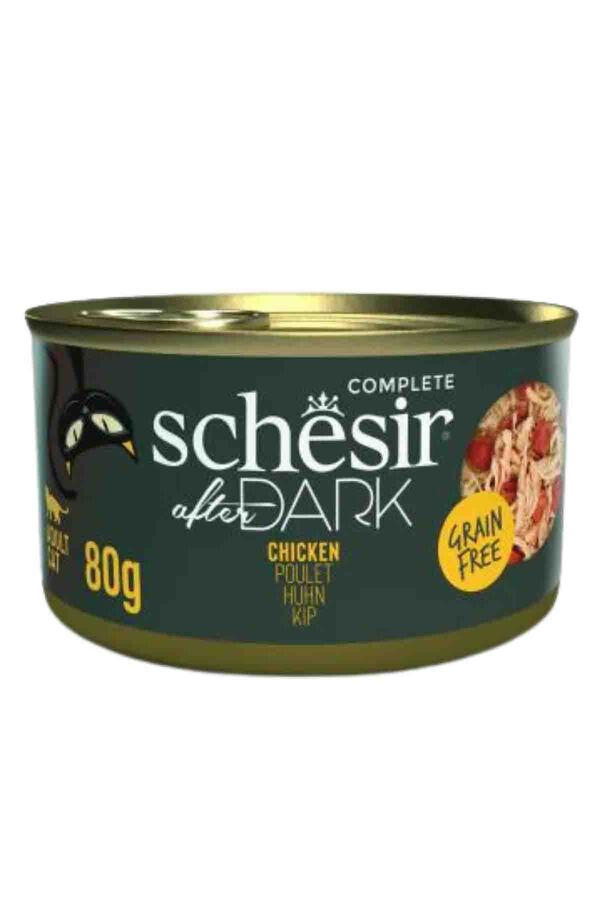 Schesir After Dark Tavuk Etli Yetişkin Kedi Konservesi 80gr