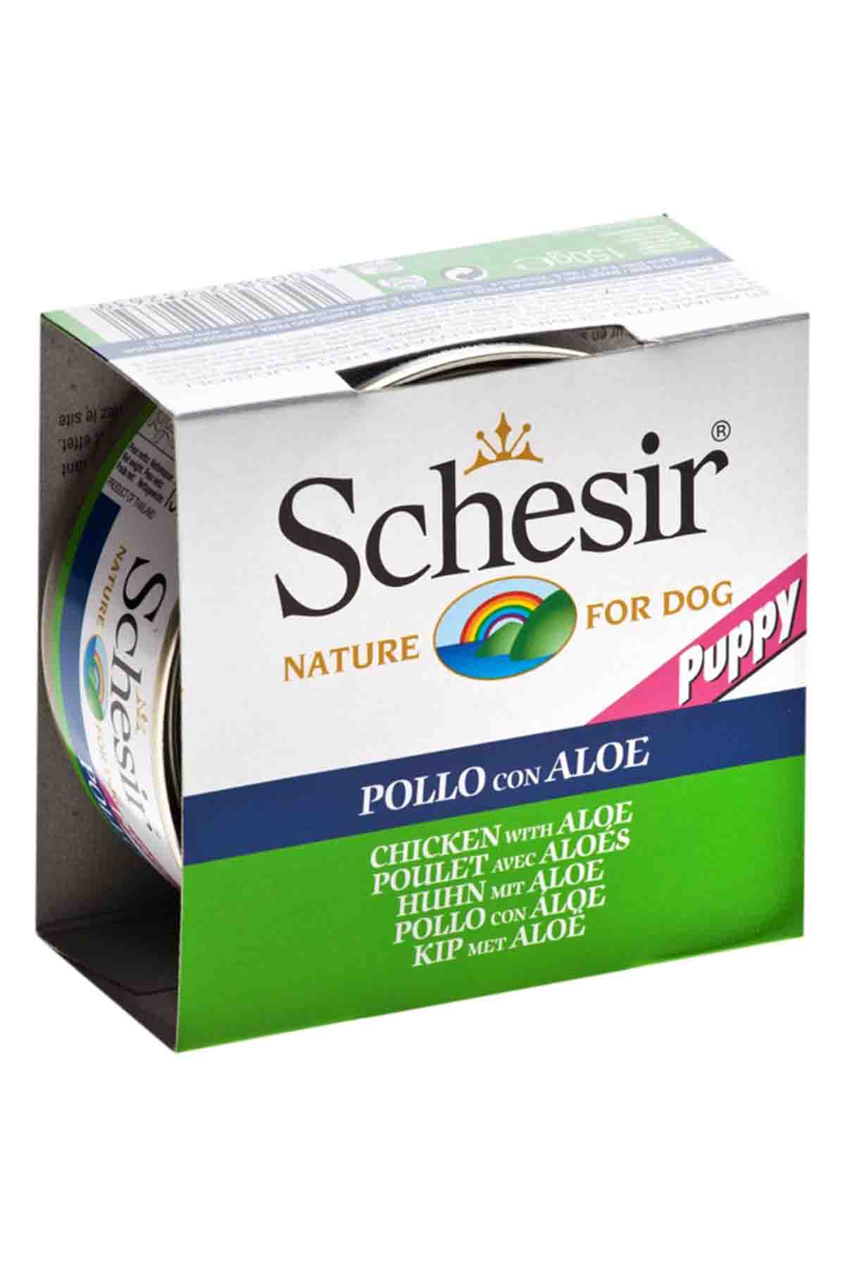 Schesir Aloevera & Tavuk Yavru Köpek Konservesi 150gr