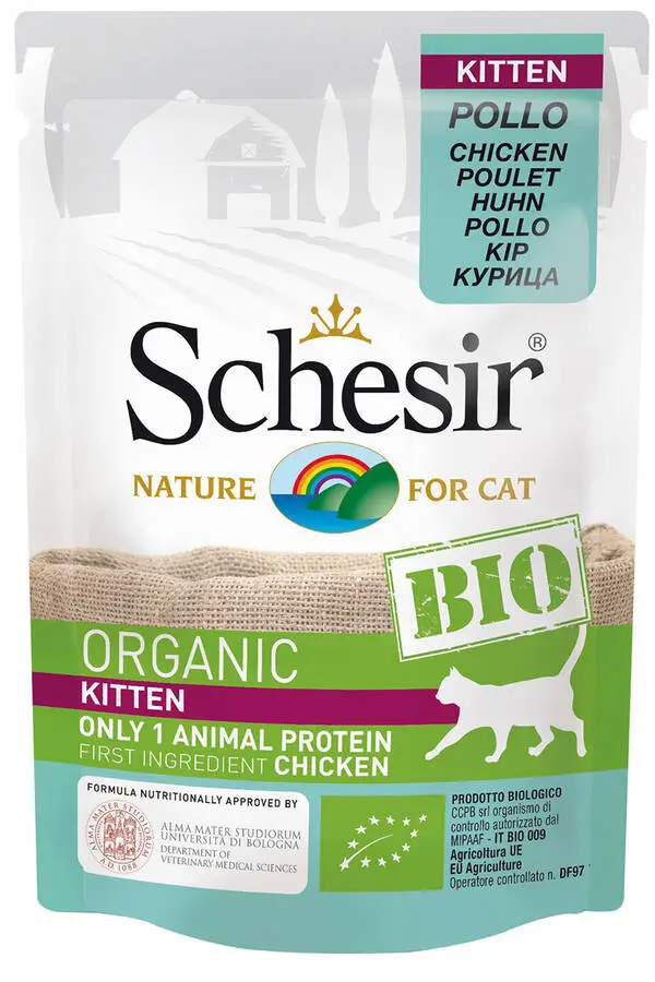 SCHESIR - Schesir Bio Range Kitten Tavuklu Yavru Kedi Konservesi 85gr