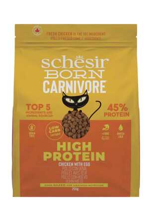 Schesir Born Carnivore Tavuk ve Yumurtalı Yetişkin Kedi Maması 1,25kg - Thumbnail