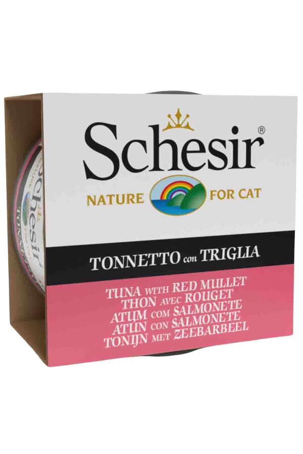 Schesir Cat Jelly Ton Balıklı ve Barbunya Balıklı Yetişkin Kedi Konservesi 85gr