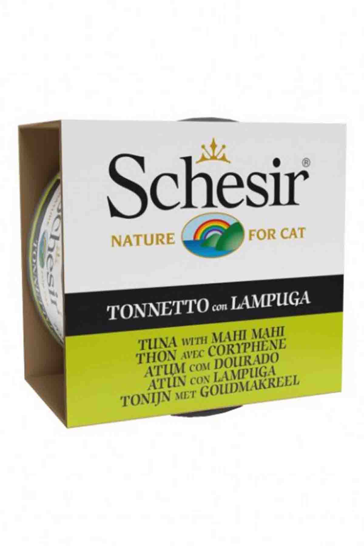 Schesir Cat Jelly Ton Balıklı ve Lambuka Balıklı Yetişkin Kedi Konservesi 85gr