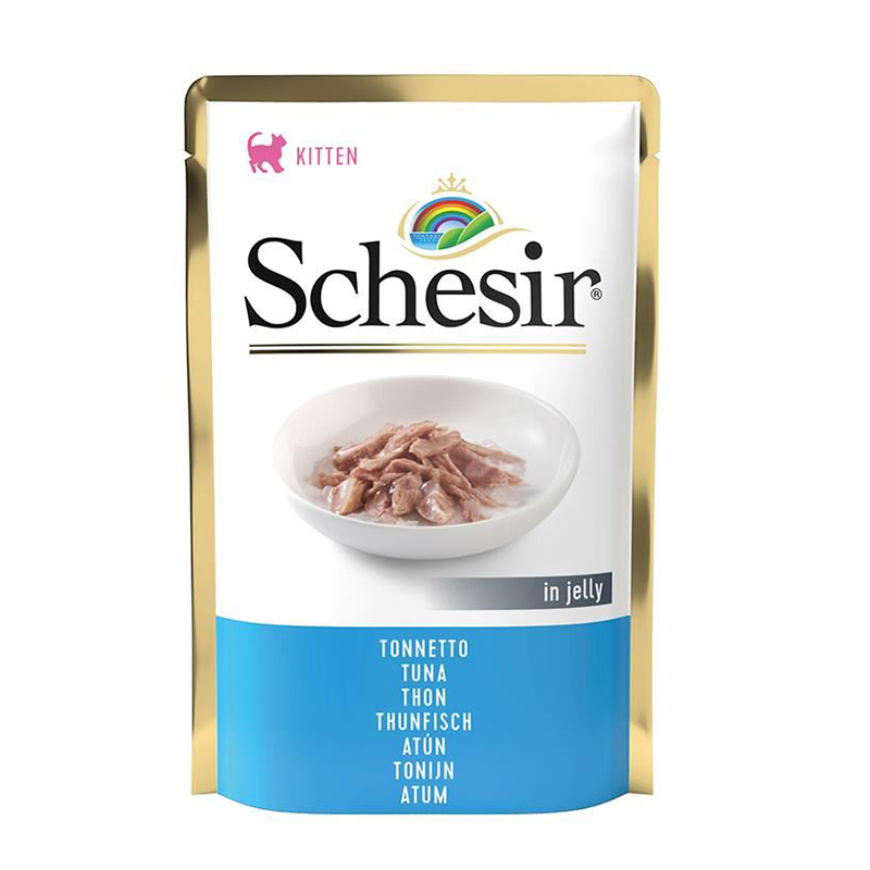 Schesir Pouch Jöle İçinde Ton Balıklı Yavru Kedi Konservesi 85 Gr