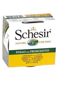 SCHESIR - Schesir Tavuk Fileto & Domuz Köpek Konservesi 150gr