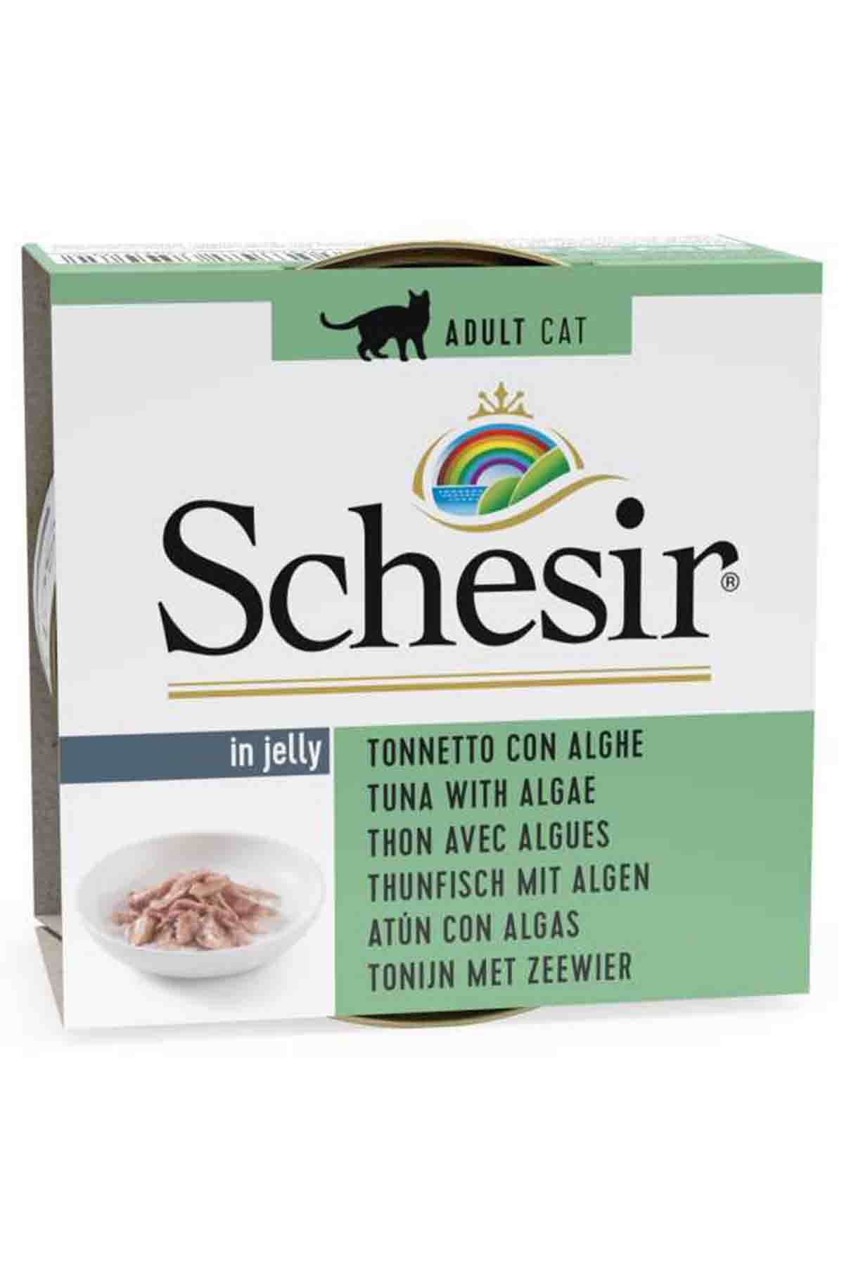 Schesir Ton Balığı ve Deniz Yosunlu Kedi Konservesi 85gr