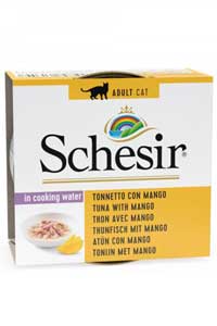 SCHESIR - Schesir Ton Balığı ve Mangolu Yetişkin Kedi Konservesi 75gr