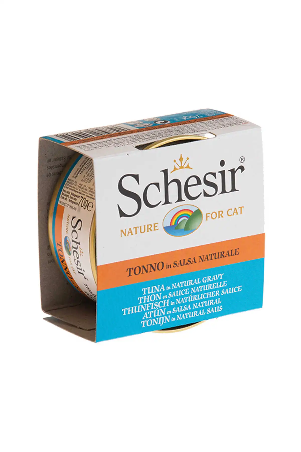 Schesir Ton Balıklı Salsa Soslu Yetişkin Kedi Konservesi 70gr