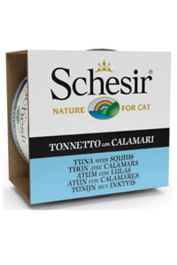 SCHESIR - Schesir Ton Balıklı ve Kalamarlı Kedi Konservesi 85gr