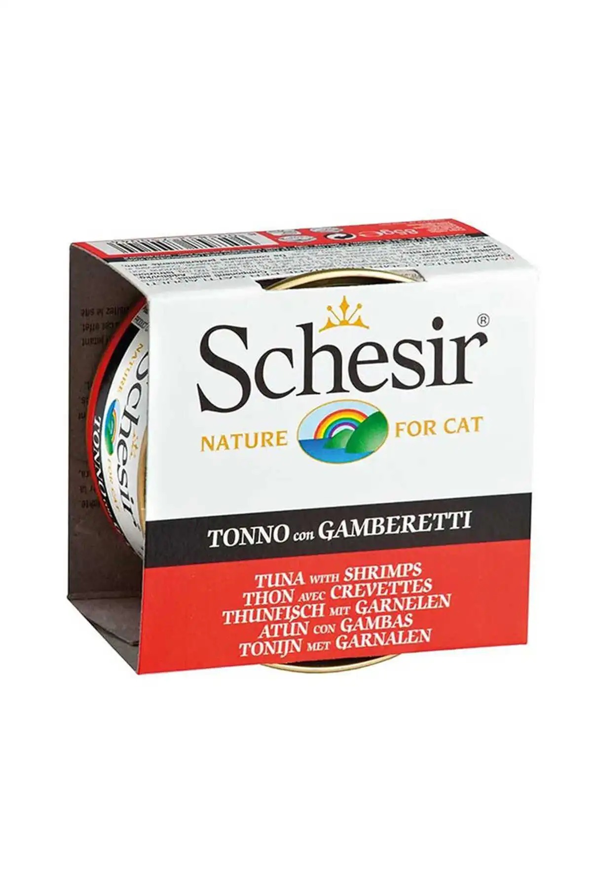 SCHESIR - Schesir Ton Balıklı Ve Karidesli Jöleli Kedi Konservesi 85gr