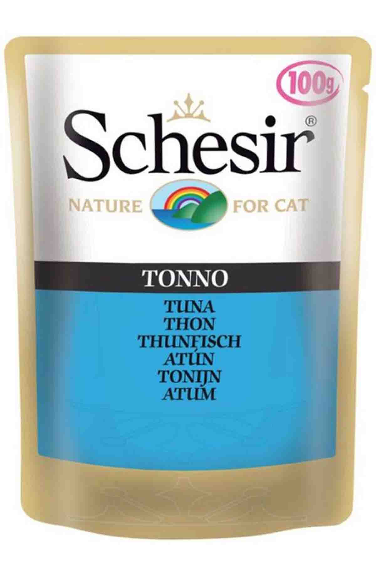 Schesir Ton Balıklı Yetişkin Kedi Konservesi 100gr