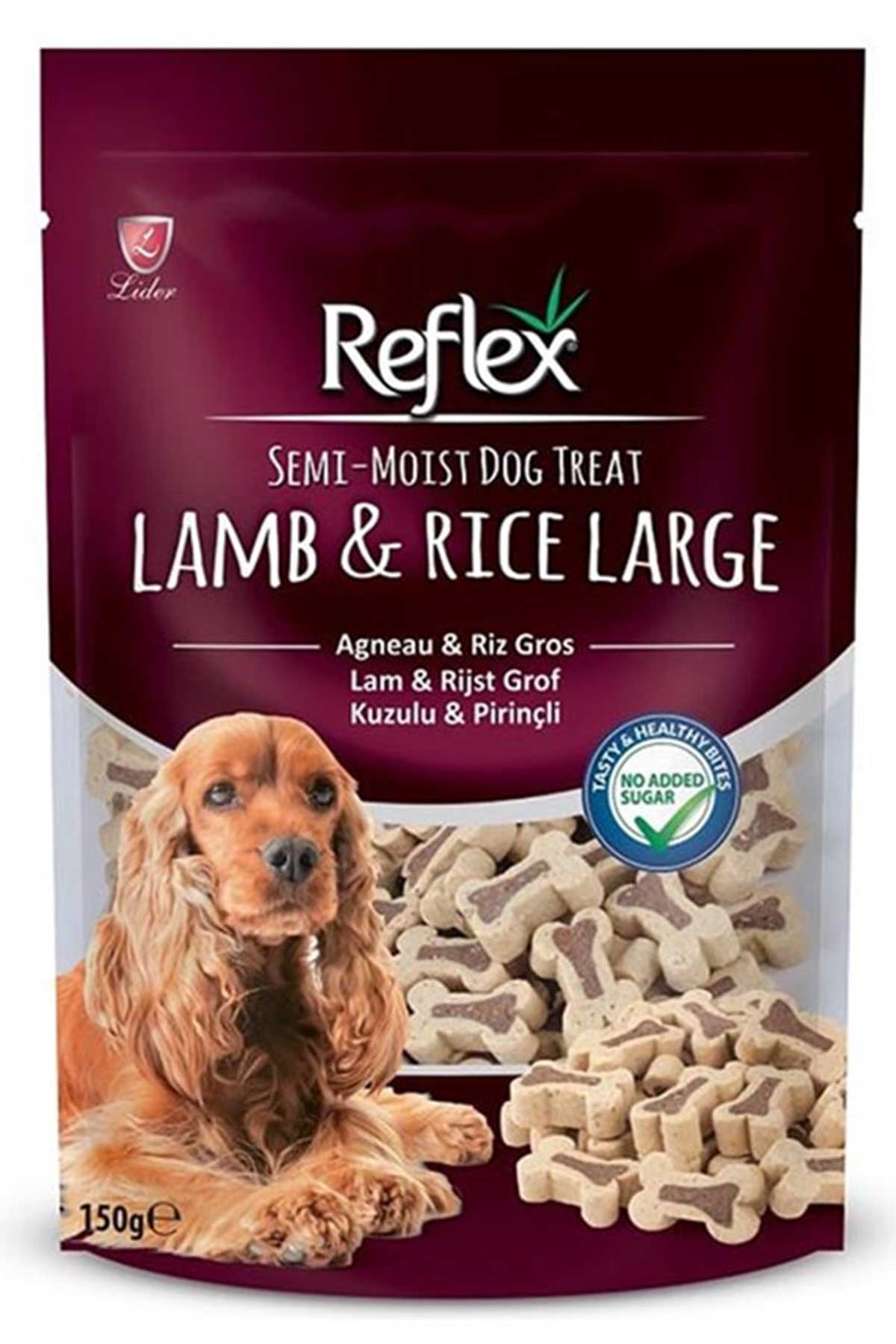 Reflex Kuzu Etli Pirinçli Köpek Ödül Maması 150gr