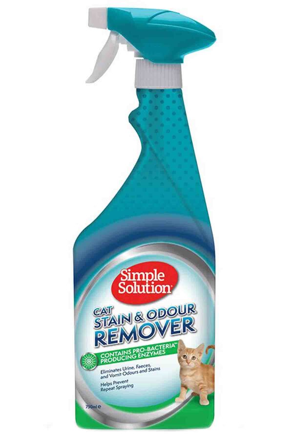 Simple Solution Kediler İçin Leke ve Koku Giderici Sprey 750ml