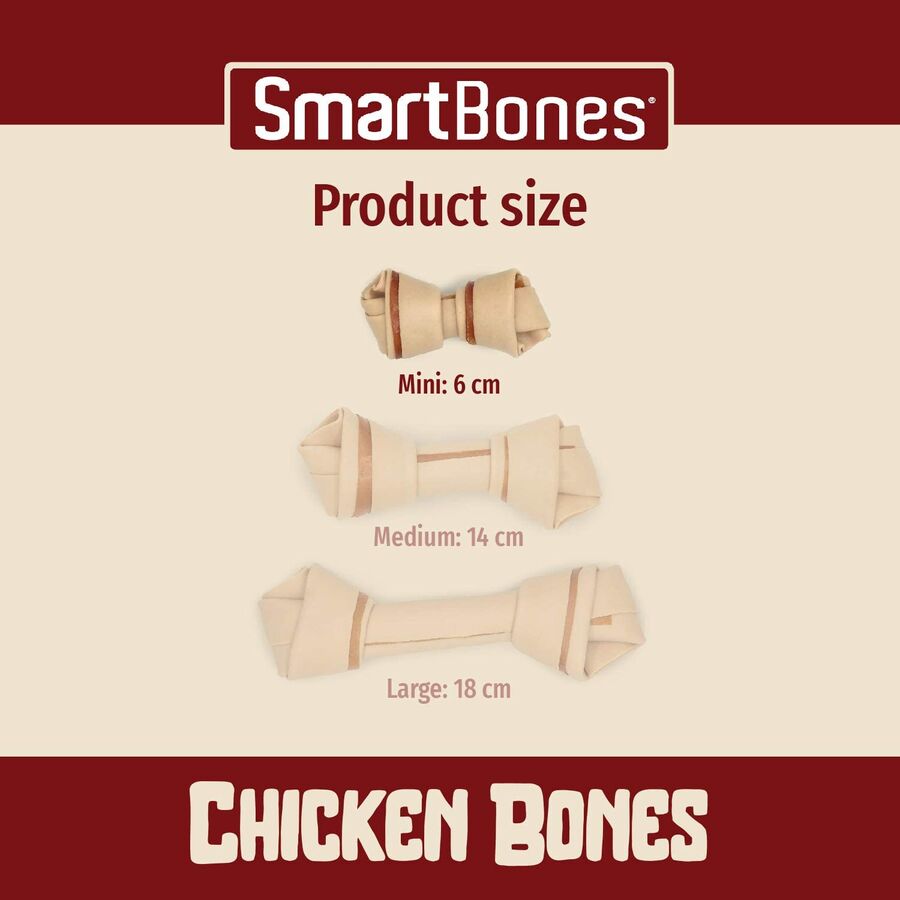 SmartBones Küçük Irk Köpekler için Tavuklu Ödül Kemiği 128gr (8li)