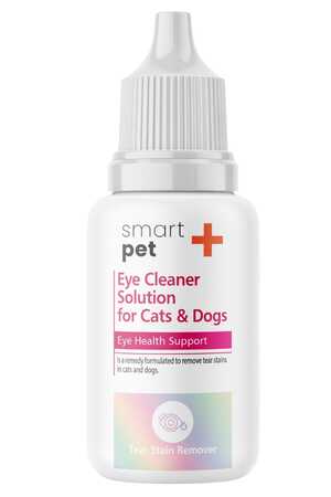 Smartpet + Kedi ve Köpekler için Gözyaşı Lekesi Temizleme Solüsyonu 50ml - Thumbnail