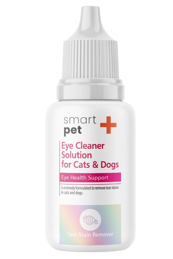 Smartpet + Kedi ve Köpekler için Gözyaşı Lekesi Temizleme Solüsyonu 50ml