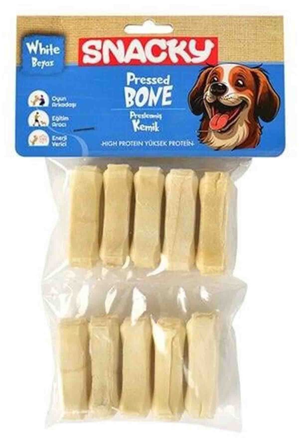 Snacky Beyaz Köpek Çiğneme Kemiği 5cm 10lu