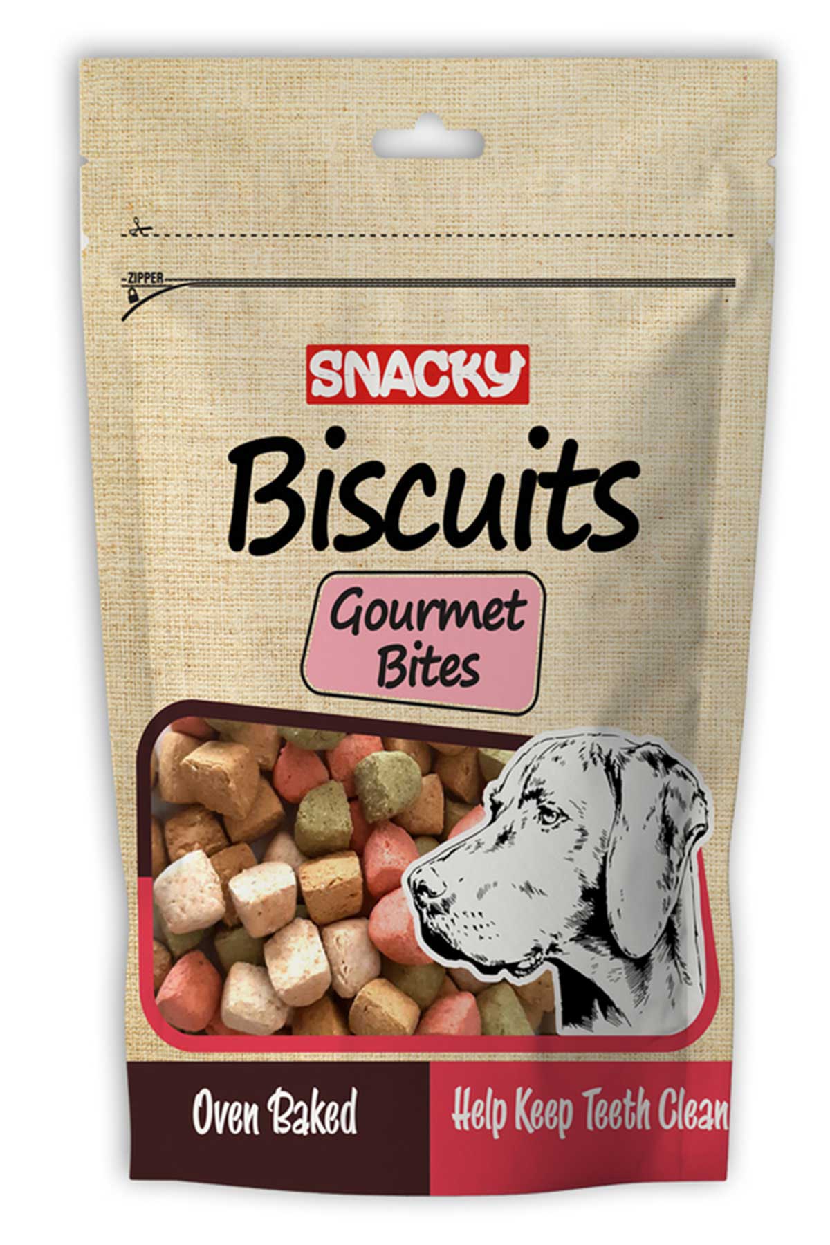 Snacky Gourmet Bites Köpek Ödül Bisküvisi 200gr