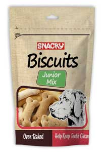 Snacky Junior Mix Köpek Ödül Bisküvisi 200 gr - Thumbnail