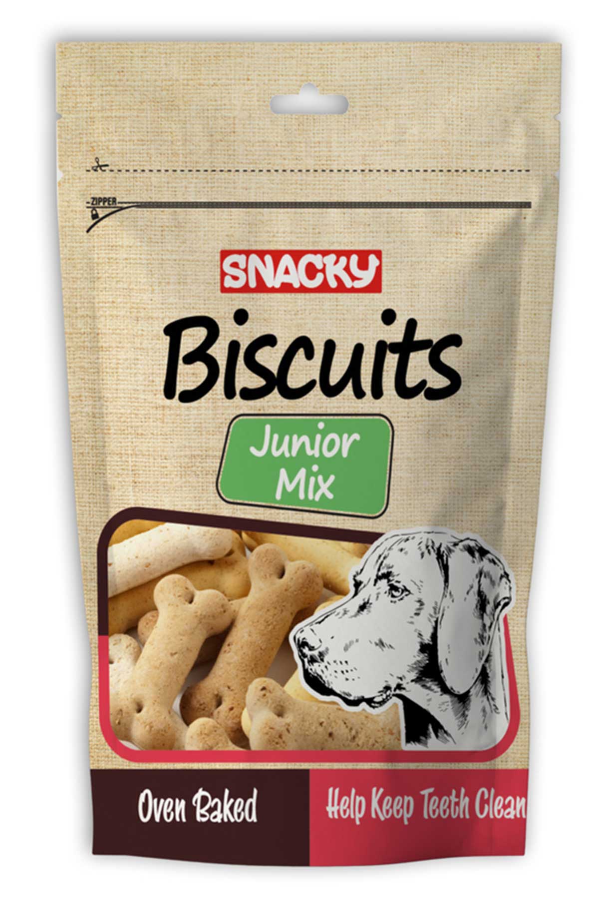 Snacky Junior Mix Köpek Ödül Bisküvisi 200 gr