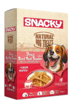 Snacky Kurutulmuş Dana Ense Siniri Köpek Ödül Maması 120gr - Thumbnail