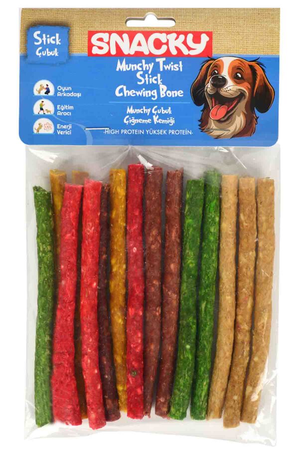 Snacky Munchy Köpek Burgu Çubuk 13cm 100gr 15li