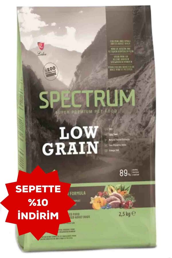 Spectrum Düşük Tahıllı Ördekli Bal Kabaklı Küçük Irk Yetişkin Köpek Maması 2.5kg