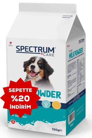 Spectrum Care Yavru Köpekler için Taurin ve Multivitaminli Süt Tozu 150gr - Thumbnail