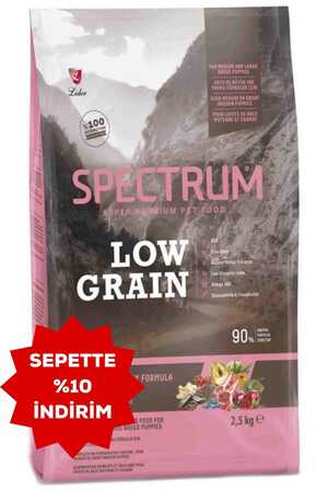 Spectrum Düşük Tahıllı Kuzulu Yaban Mersinli Orta ve Büyük Irk Yavru Köpek Maması 2.5kg - Thumbnail