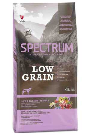 Spectrum Düşük Tahıllı Kuzulu Yaban Mersinli Orta ve Büyük Irk Yetişkin Köpek Maması 12+2kg - Thumbnail