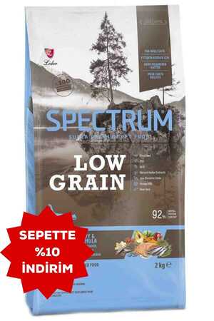 Spectrum Düşük Tahıllı Somon Hamsi ve Kızılcıklı Yetişkin Kedi Maması 2kg - Thumbnail