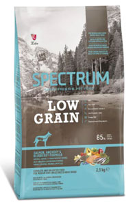 SPECTRUM - Spectrum Düşük Tahıllı Somonlu, Hamsili, Yaban Mersinli Orta ve Büyük Irk Yetişkin Köpek Maması 2.5kg