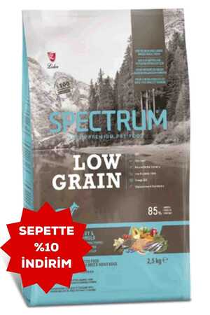 Spectrum Düşük Tahıllı Somonlu, Hamsili, Yaban Mersinli Orta ve Büyük Irk Yetişkin Köpek Maması 2.5kg - Thumbnail