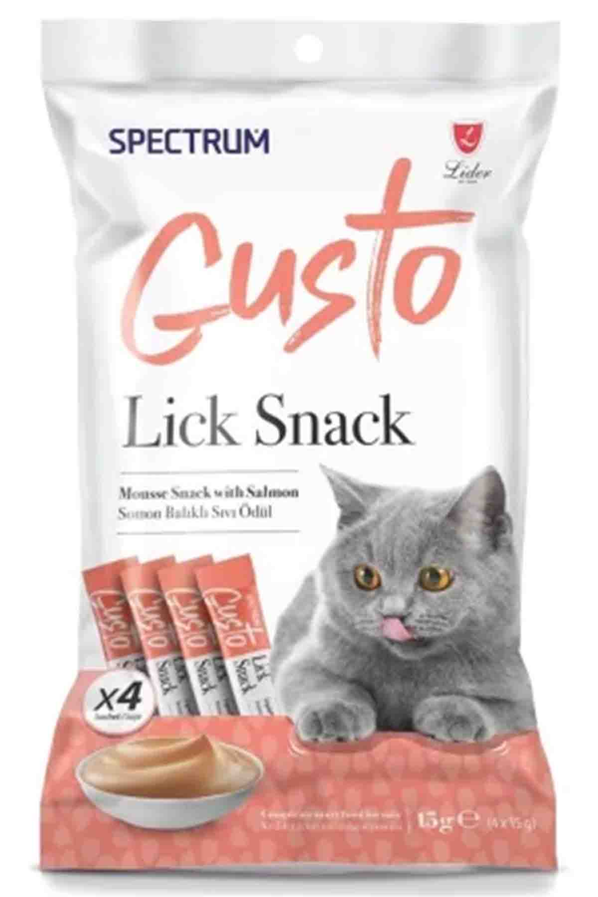 Spectrum Gusto Somonlu Sıvı Kedi Ödül Maması 15gr(4'lü) Satın Al