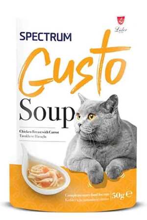 SPECTRUM - Spectrum Gusto Tavuklu ve Havuçlu Kedi Çorbası 50gr