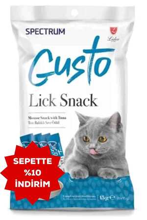 Spectrum Gusto Ton Balıklı Sıvı Kedi Ödül Maması 15gr (4lü) - Thumbnail