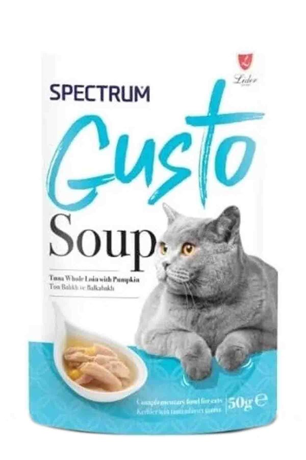 Spectrum Gusto Ton Balıklı ve Bal Kabaklı Kedi Çorbası 50gr