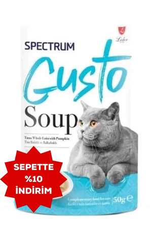 Spectrum Gusto Ton Balıklı ve Bal Kabaklı Kedi Çorbası 50gr - Thumbnail