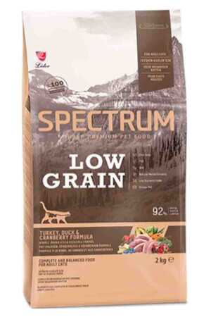 SPECTRUM - Spectrum Low Grain Hindili Ördekli ve Yaban Mersinli Yetişkin Kedi Maması 2kg