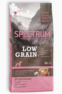 SPECTRUM - Spectrum Low Grain Kuzu Etli ve Yaban Mersinli Orta Irk Yavru Köpek Maması 12+1 Kg
