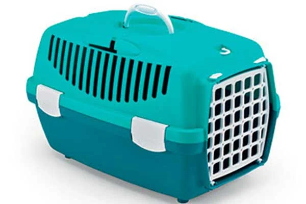 Stefanplast Guliver Kapalı Kedi ve Köpek Taşıma Çantası 48x32x31 Turkuaz Mavisi