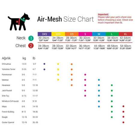 Tailpetz Air Mesh Harness Claret Göğüs Tasması 2XS - Thumbnail