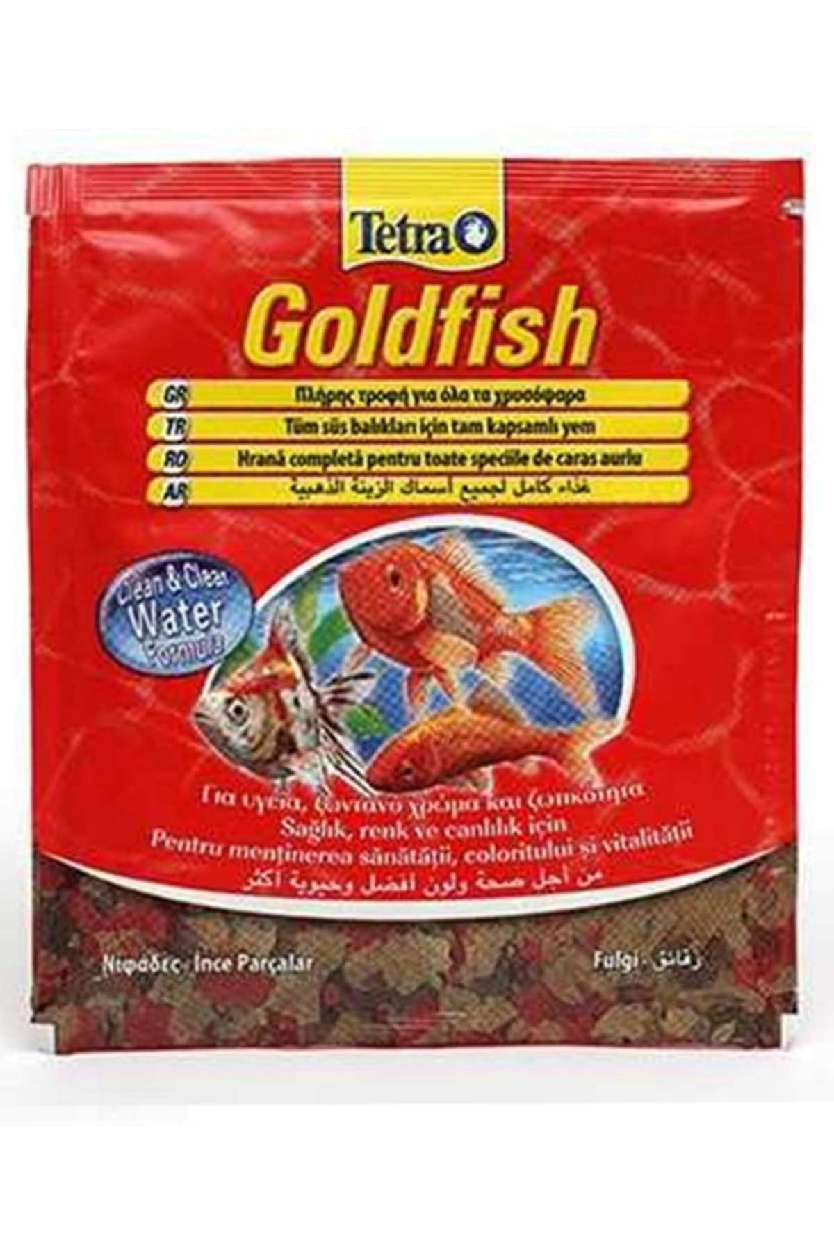 Tetra Goldfish Akvaryum Japon Balığı Yemi 12gr