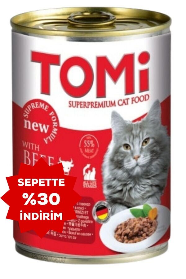 Tomi Dana Etli Kedi Konservesi 400gr